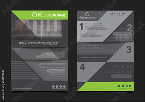 Annual report Brochure design template vector. Business Flyers infographic magazine poster. Abstract layout template ,Book Cover presentation portfolio.