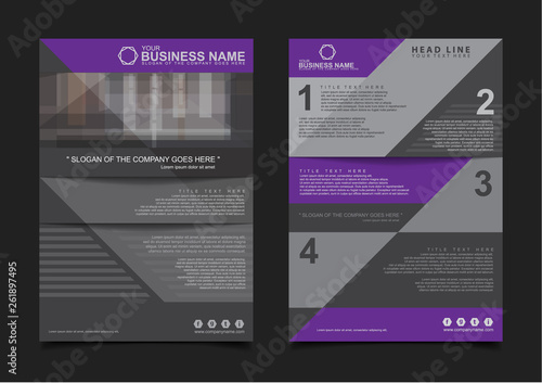 Annual report Brochure design template vector. Business Flyers infographic magazine poster. Abstract layout template ,Book Cover presentation portfolio.