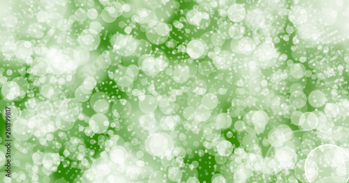 Green background.Bokeh Green background.