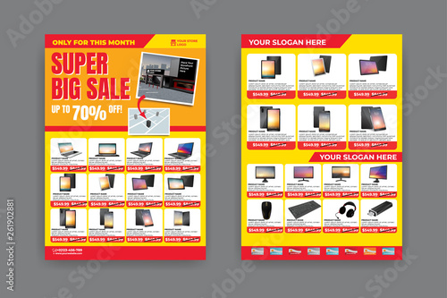 flyer template for Sale Promotion