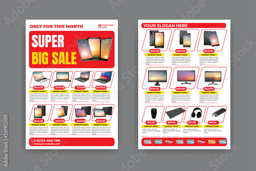 flyer template for Sale Promotion