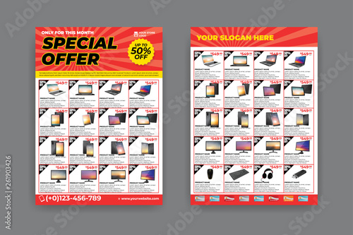 flyer template for Sale Promotion