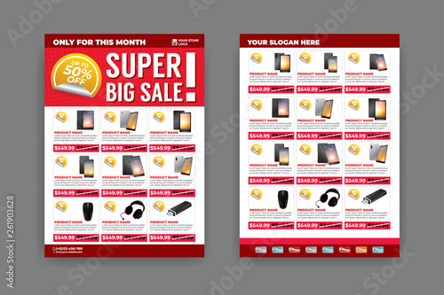 flyer template for Sale Promotion