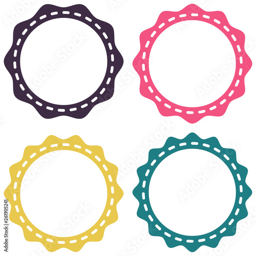 Set template sunburst shape...