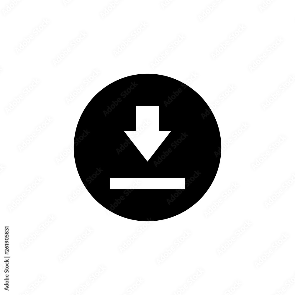 Download icon vector. Downloading vector icon Download icon vector. Downloading vector icon