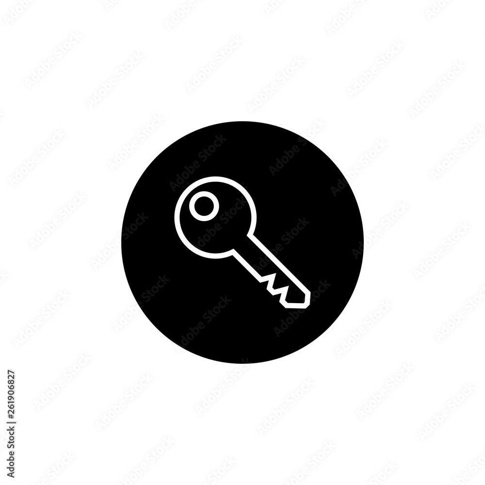 Key icon vector. Key vector icon. Key symbol for web site design Key icon vector. Key vector icon. Key symbol for web site design
