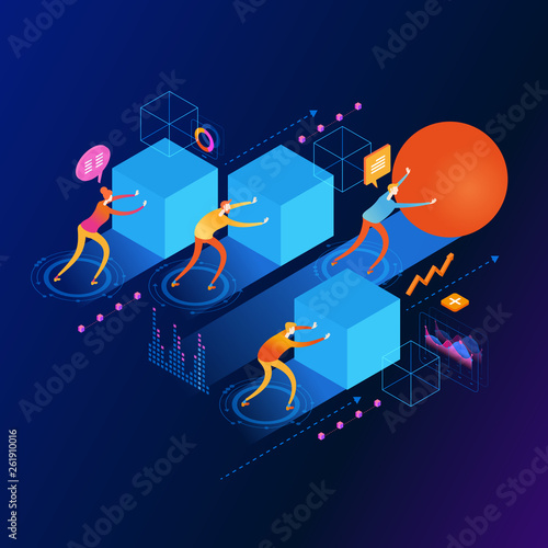 Winning strategy concept web banner