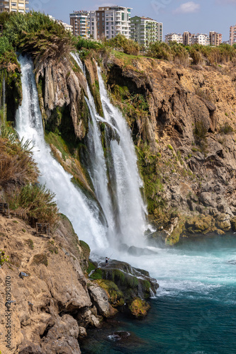 Waterfall on the sea