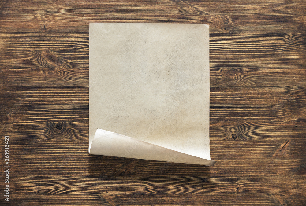 paper on wood paper on wood