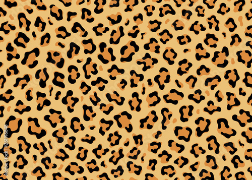 Simple Leopard pattern design. Animal print vector illustration background. Wildlife fur skin design illustration for web, home decor, fashion, surface, graphic design