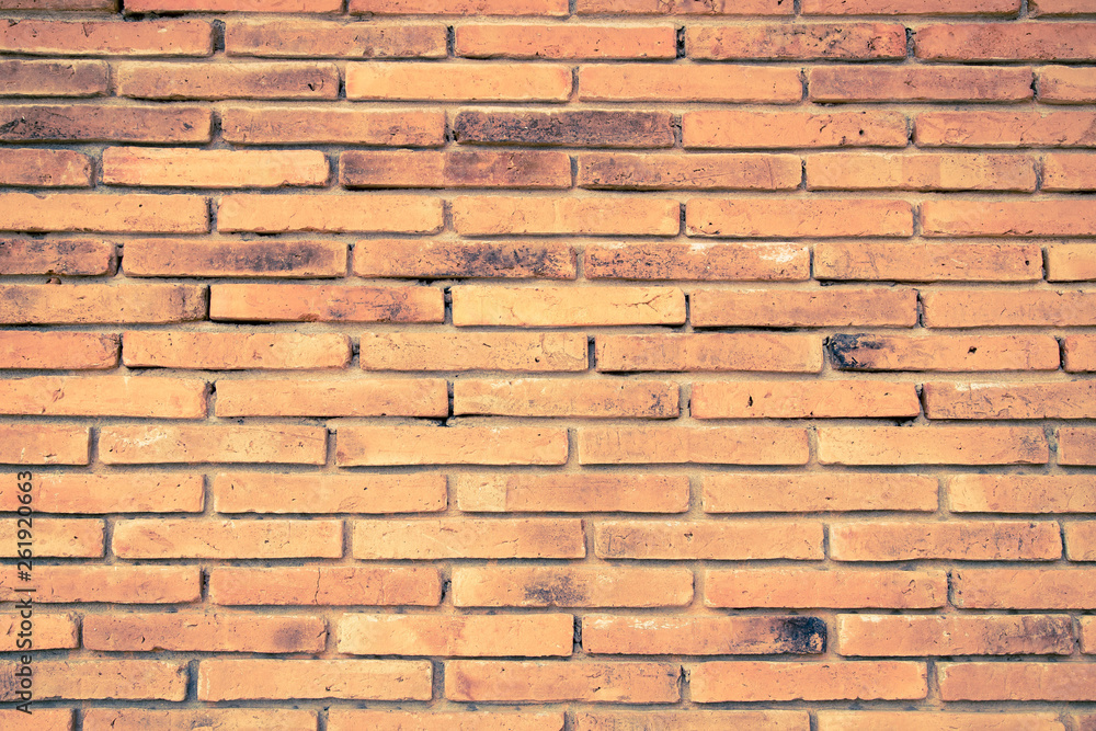 Obraz premium red brick wall background