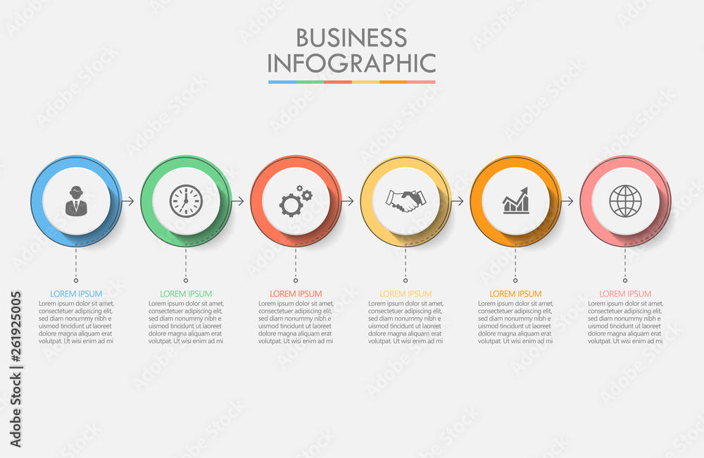 Business data visualization. timeline infographic icons designed for abstract background template milestone element modern diagram process technology digital marketing data presentation chart Vector Business data visualization. timeline infographic icons designed for abstract background template milestone element modern diagram process technology digital marketing data presentation chart Vector