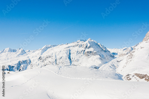 Riederalp, Fusshörner, Beichgletscher, Alpen, Wallis, Winter, Wintersport, Schweiz