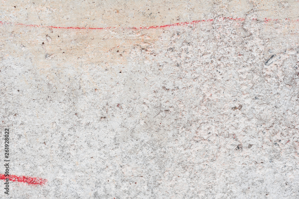 Obraz premium Wall fragment with scratches and cracks
