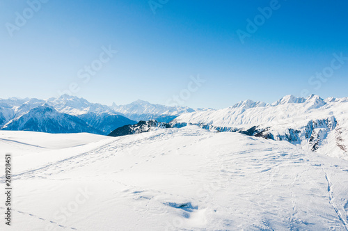 Riederalp, Moosfluh, Matterhorn, Wallis, Alpen, Walliser Berge, Winter, Wintersport, Schweiz