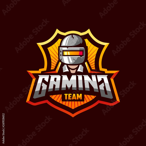 awesome logo template for pubg gaming sport team