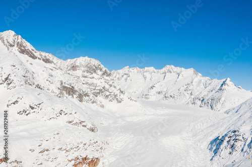 Bettmeralp, Aletschgletscher, Wallis, Walliser Berge, Alpen, Winter, Wintersport, Schweiz © bill_17