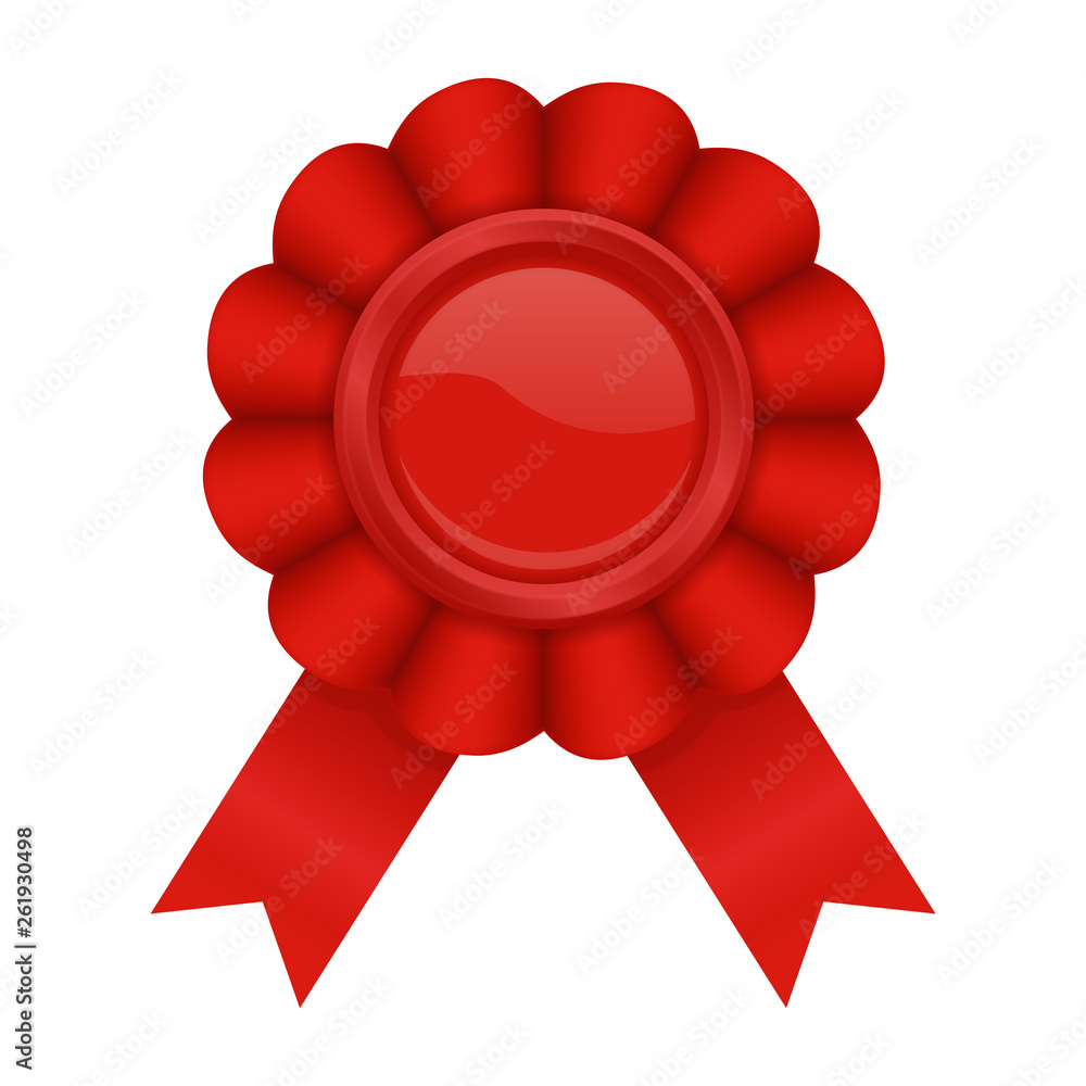 Red award badge Red award badge