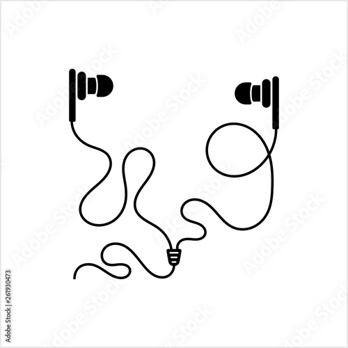 Earphones Icon, Ear Phones Icon