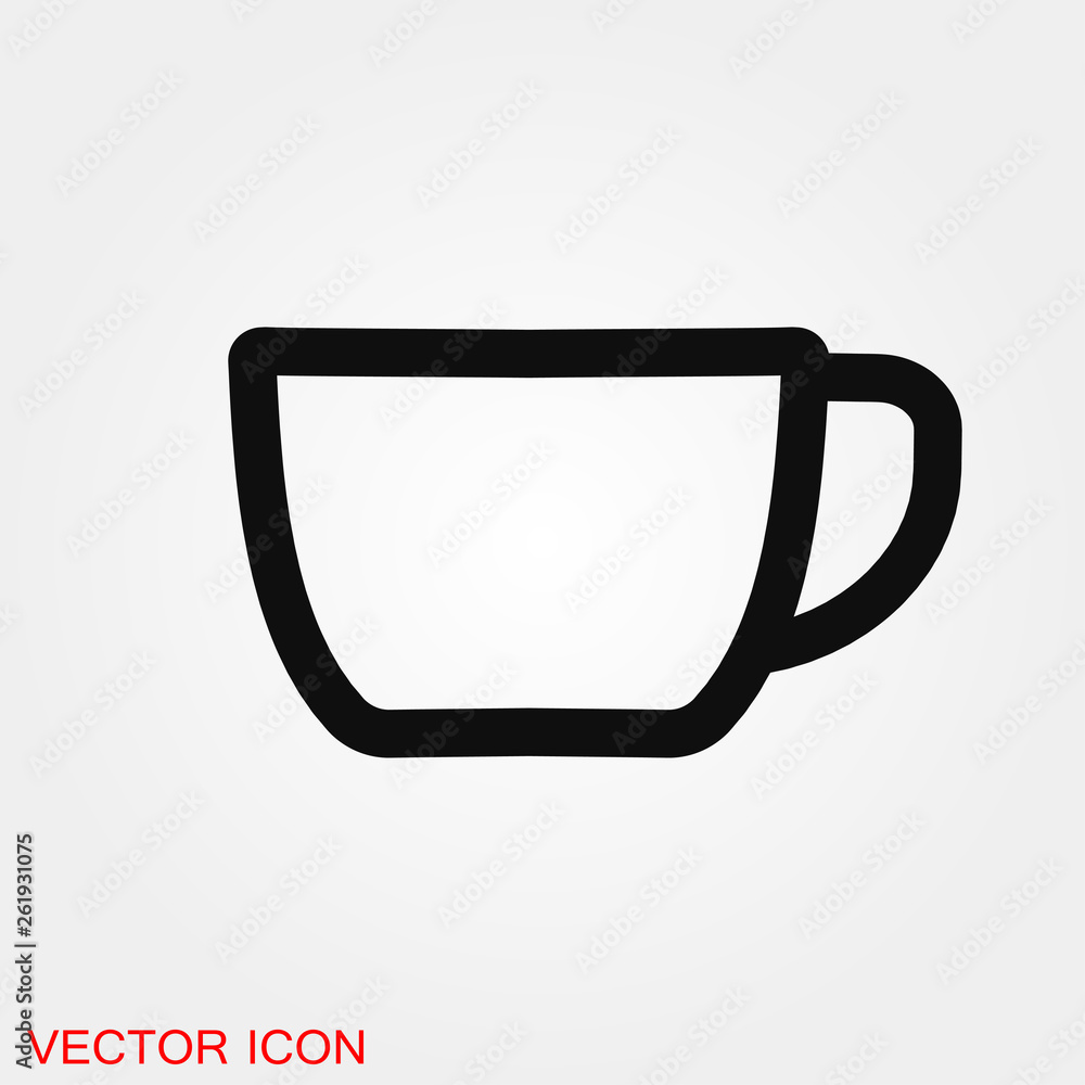 Tea icon vector sign symbol for design Tea icon vector sign symbol for design