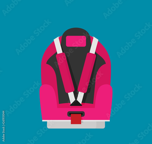 Car Seat Child Safety isolated