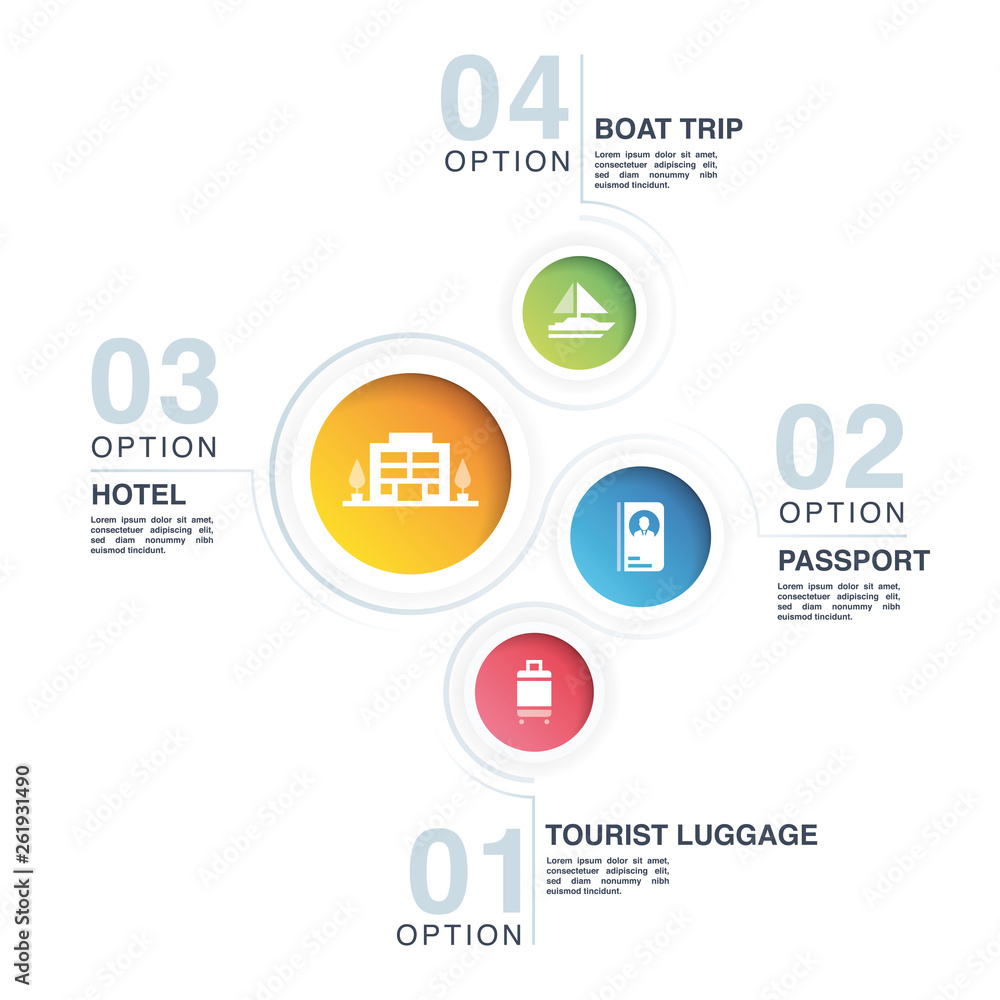 TOURISM AND TRAVEL INFOGRAPHIC CONCEPT TOURISM AND TRAVEL INFOGRAPHIC CONCEPT