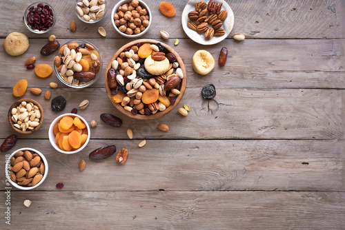 Mixed nuts and dried fruits