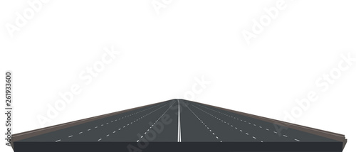 Highway. 3d Vector illustra...