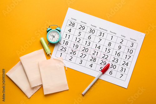 Menstrual calendar with fem...