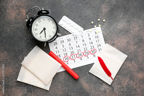 Menstrual calendar with fem...