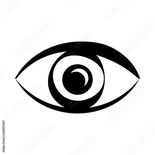 Eye icon logo. Look and Vision icons. Vector