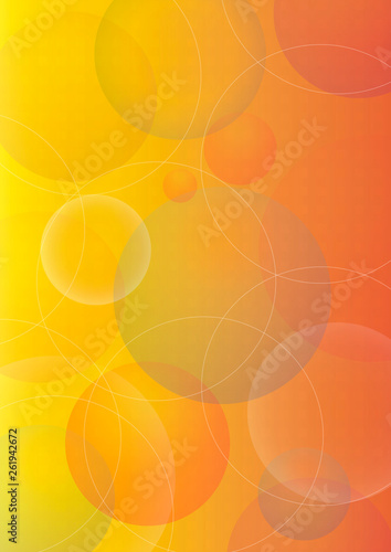 Bokeh Pastell orange