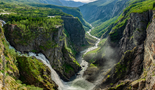 Vøringsfossen in Måbodålen Norwegen photo