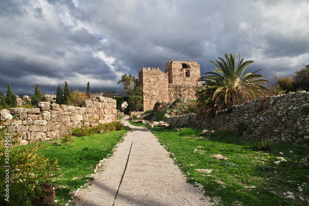 Obraz premium Byblos, Lebanon, Roman Ruins