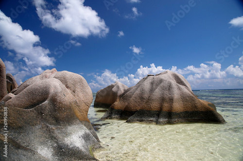 Insel La Digue, Anse Source d Argent, Seychellen, Afrika photo