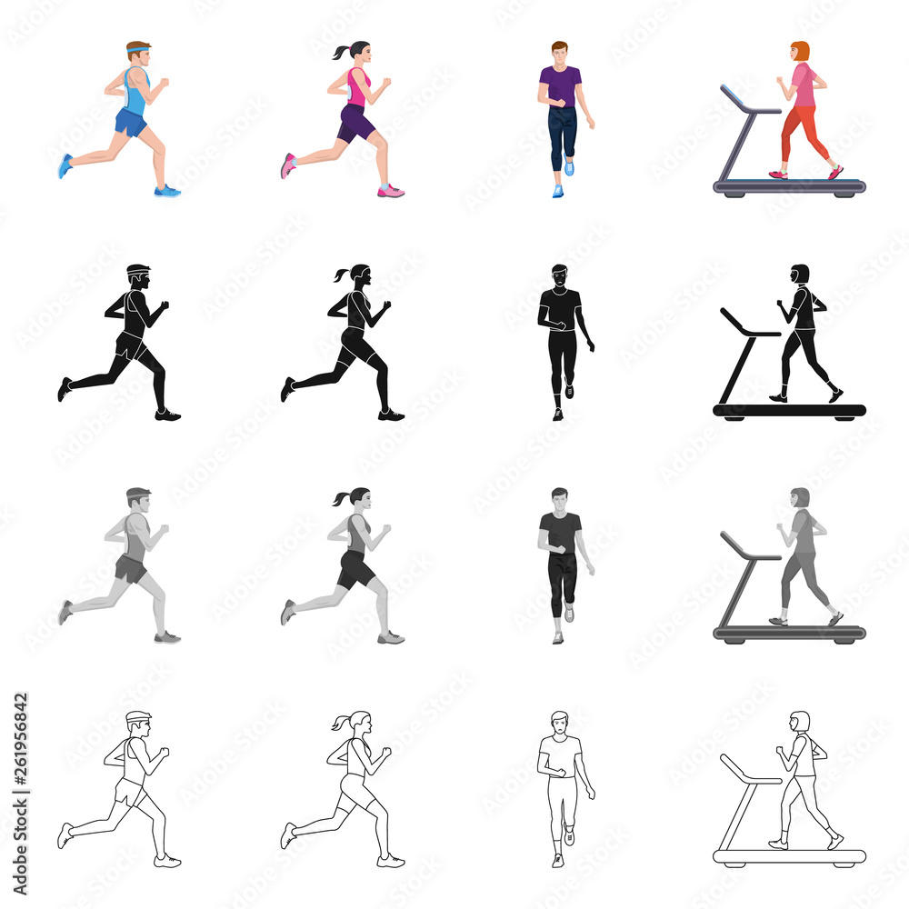 Vector illustration of sport and winner sign. Set of sport and fitness stock symbol for web. Vector illustration of sport and winner sign. Set of sport and fitness stock symbol for web.