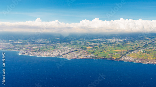 Reunion island aerial photo © LR Photographies