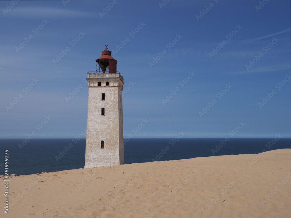 Wanderdüne und Leuchtturm Rubjerg Knude an der dänischen Nordseeküste