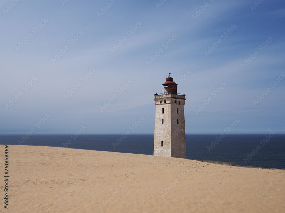 Wanderdüne und Leuchtturm Rubjerg Knude an der dänischen Nordseeküste