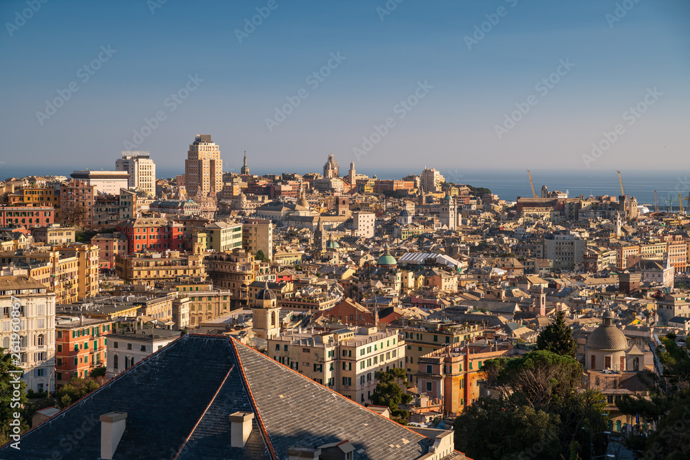 Fototapeta Panorama Genui, Włochy