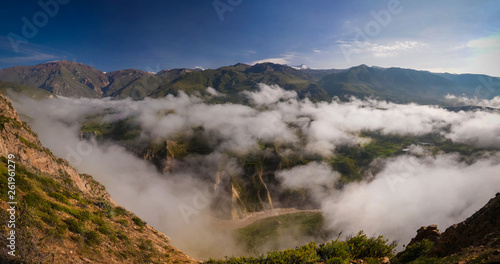 Aerial panoramic view to Colca canyonArequipa, Peru