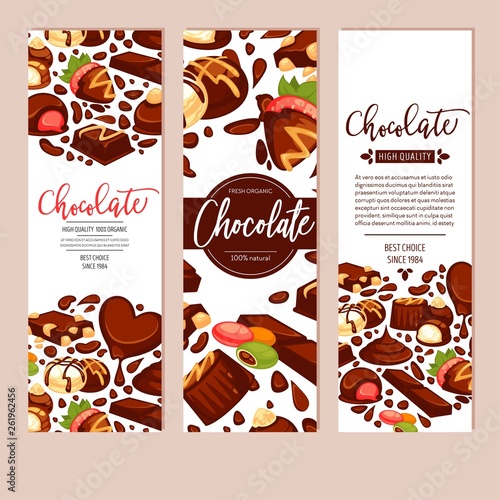 Chocolate bar cakes and candies confectionery sweets and strawberry