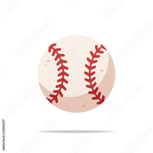 Baseball ball vector isolated illustration