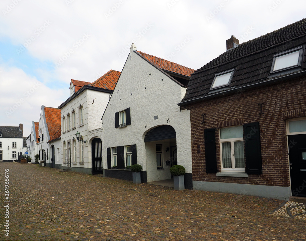 View on the Dutch village Thorn