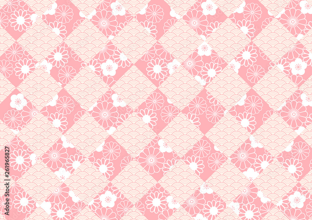 Fototapeta premium 和柄背景