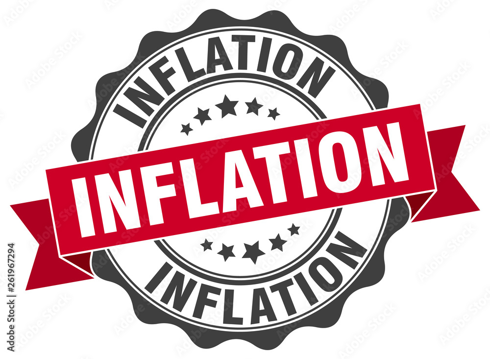 Obraz premium inflation stamp. sign. seal