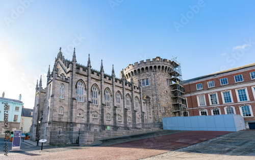 Photography Exterior view of the historical Dublin Castle
