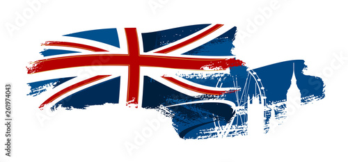 British waving flag