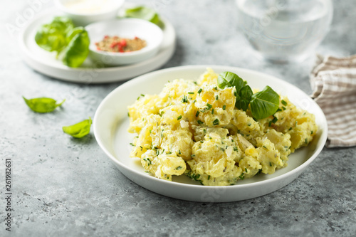Homemade potato salad