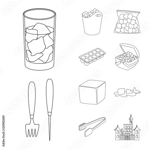 Vector illustration of clean  and wet  logo. Set of clean  and purity stock symbol for web.